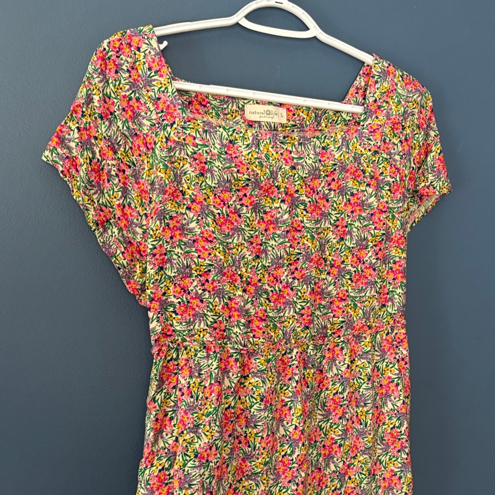 NATURAL LIFE Colorful Floral dress